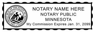 MN-NOT-1 - Minnesota Notary Stamp